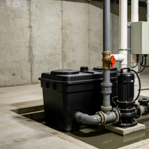 Sewage Pump Installation